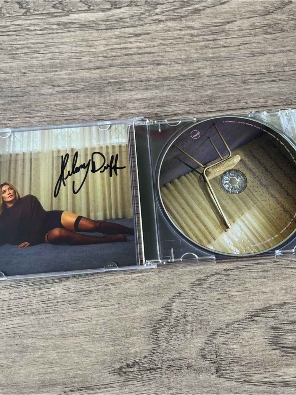 💘Signed Autographed Hilary Duff luck or something CD